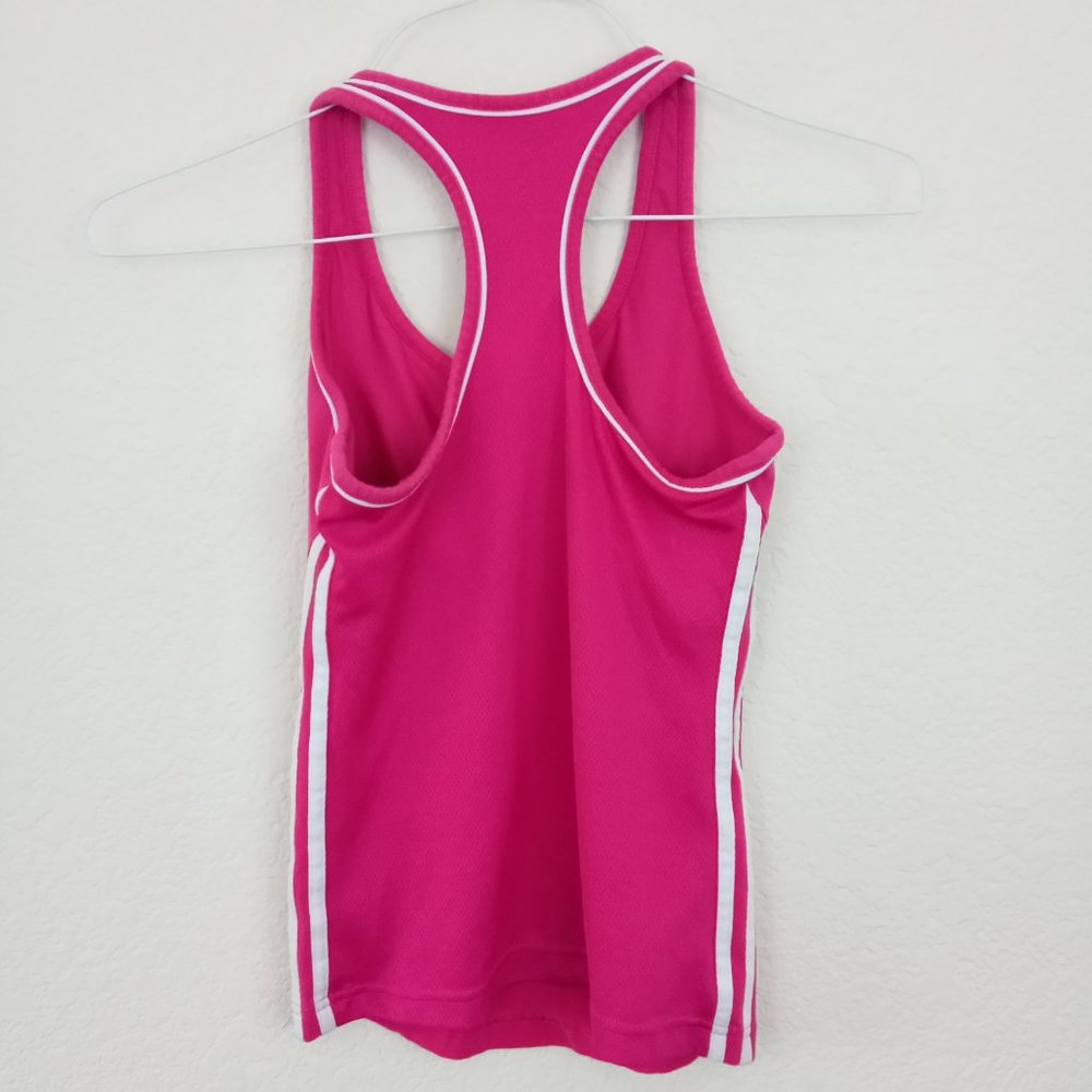☀️ 4/$25!! Adidas Hot Pink Racer back Tank Top - Picture 4 of 6
